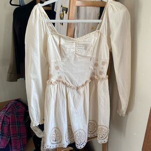American Eagle Embroidered Western Dress